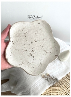 Plato Piedra Flor - comprar online