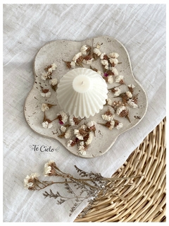 Plato Piedra Flor