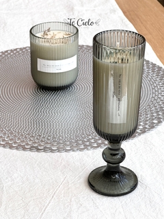 Vela Candelabro Lirio fume - comprar online