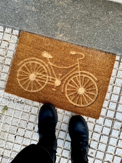 ALFOMBRA ENTRADA "Bike” Coco - comprar online