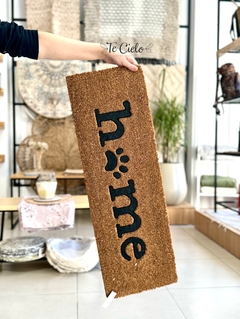 ALFOMBRA ENTRADA "Home” coco - comprar online