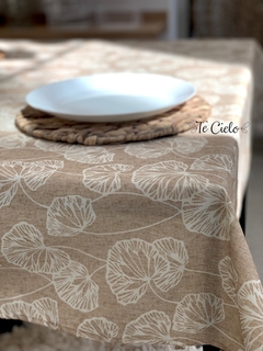 Mantel Antimancha Ginko beige - comprar online