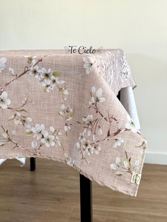 Mantel Antimancha Flor cerezo - comprar online