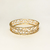 Bracelete Semijoia Tramas Vazadas
