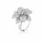 Anel Semijoia Flor Zircônias - comprar online