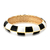 Bracelete Semijoia Esmaltado Xadrez PeB