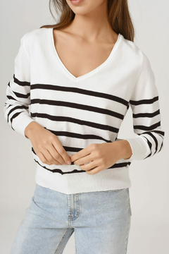 SWEATER V RAYADO - JUST LOVE
