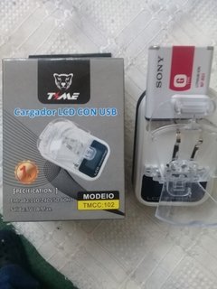 CARGADOR UNIVERSAL DE BATERIA CON DISPLAY LCD Celulares, Cámaras, Mp3, Mp4, etc. - Venta de Celulares y accesorios en Garín Escobar