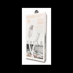 CÂBLE USB MICRO USB KINGLEEN K203 / 2.1A /2 MTS