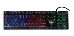Teclado retroiluminado ONLY O-803. Resistente a derrames - comprar online