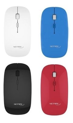 Netmak Mouse Inalambrico Ultra Slim Blanco Nm-w40w