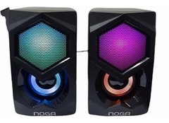 Parlante Multimedia 2.0 Luz Led Noga Ng-229p