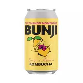 KOMBUCHA LIMON E HIBISCUS - BUNJI - comprar online