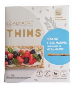 THINS MASA MADRE DE SESAMO Y SAL MARINA 'ALMADRE'