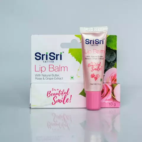 BÁLSAMO LABIAL UVA Y ROSA 10 Grs. SriSri TATTVA - comprar online