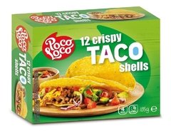 TACO CRISPY SHELLS 12unid - POCO LOCO