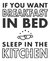 Vinilo decorativo: Breakfast en bed - comprar online