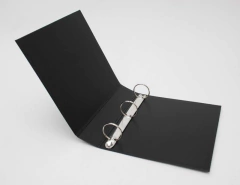 CARPETA 3X40 EZCO FIBRA NEGRA - comprar online