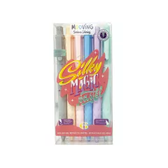 ROLLER MOOVING COLORING GEL X 6 RET PASTEL
