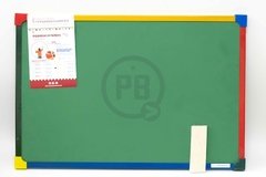 PIZARRA P/TIZA 30 X 40 NIÑOS MCO METALICO