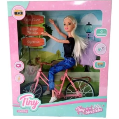 TINY MUÑECA BICICLETA Y ACCESORIOS - comprar online