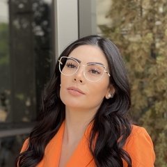 Armação de grau - Julia 2.0 branco na internet