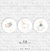 kit Quadrinhos Decorativo Redondo Ursinhos Sonhos T001