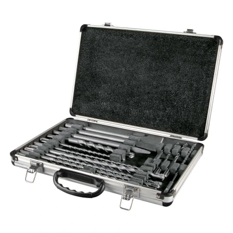 Juego de brocas y cinceles SDS X2, 15 piezas
