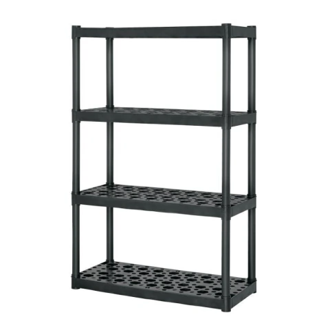 Estante plástico uso rudo 4 rep/cap. 70 Kg, 142x43x91,TRUPER