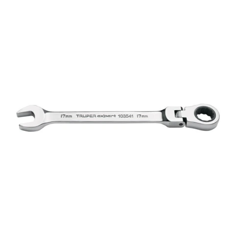 Llave combinada con matraca 17 mm flexible, Expert
