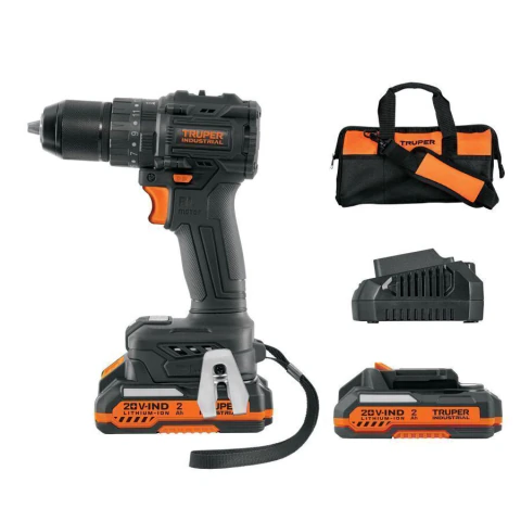 Rotomartillo/destornillador 1/2', 20V, 70Nm, 2 baterías 2Ah