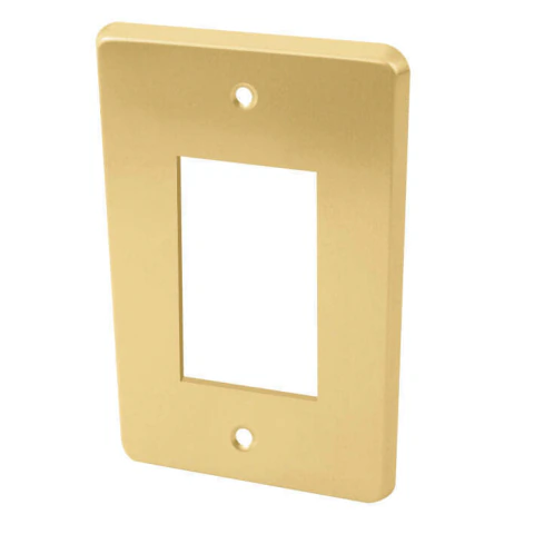 Placa de aluminio de 3 modulos, cabalete