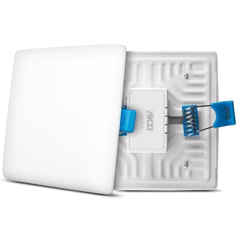 Luminario Cuadrado Empotrable Ajustable y de Sobreponer 22W, Luz Cálida
