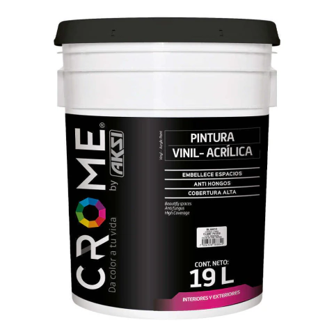 Pintura vinilica Blanco 19 lts