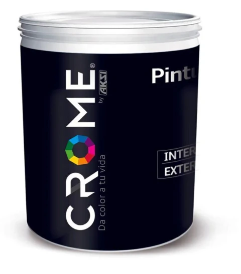 Pintura vinilica rojo, 4 lts