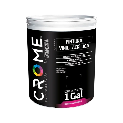 Pintura vinilica azul rey, 4 lts