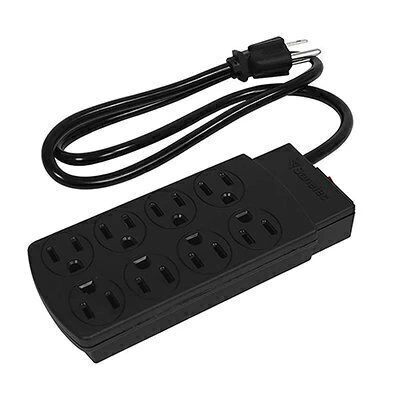 Multicontacto 8 entradas c/sup resor de picos 270J 14AWG