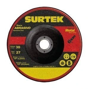 Disco abrasivo tipo 27 para metal, 9" x 1/8"