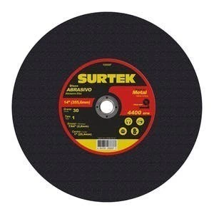 Disco abrasivo tipo 1 para metal, 14" x 7/64"