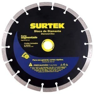 Disco de diamante segmentado, 4"