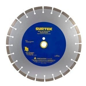 Disco de diamante para cortadora de concreto, 18"