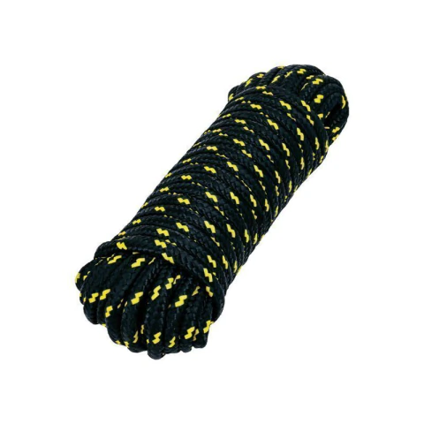 Piola de polipropileno trenzada 10mm Negro, 15m