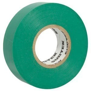 Cinta verde para aislar 19 mm x 9 m