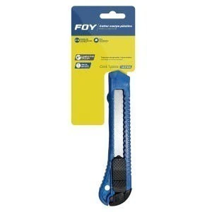 Cutter con cuerpo de plástico de 18 mm