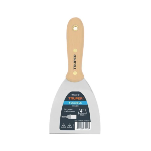Espátula flexible 4' con mango de madera, Truper
