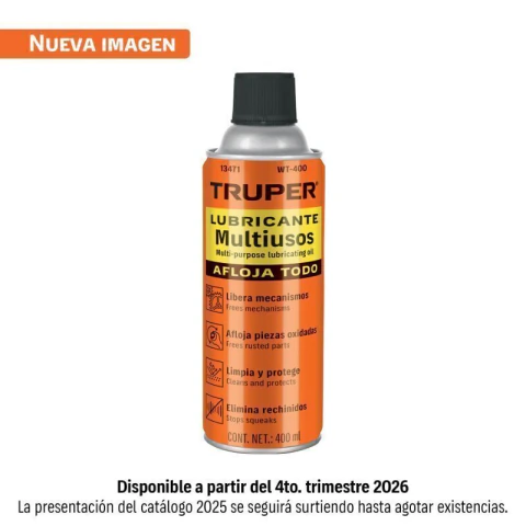 Aceite aflojatodo en aerosol de 400 ml