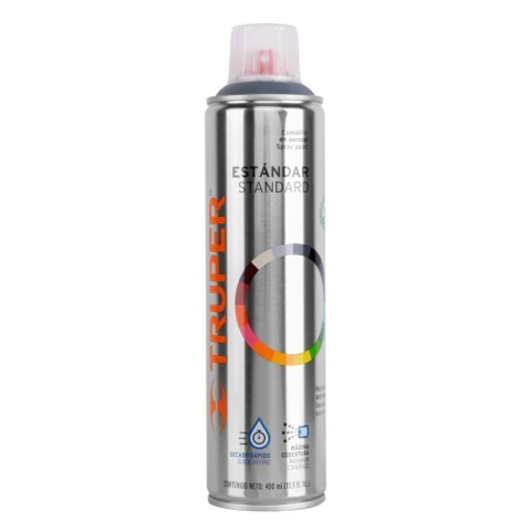 Pintura en aerosol, gris primario, bote esbelto, 400 ml