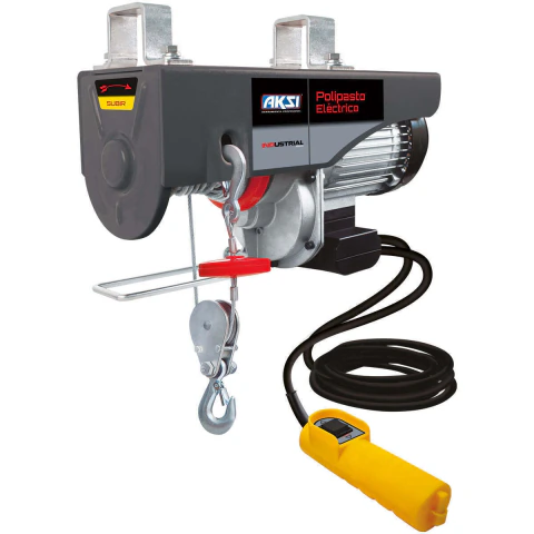 Polipasto electrico Cap. 200/400 kgs - INDUSTRIAL (cable 1.5 m)