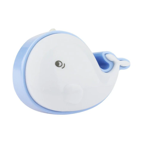 Luz de noche ballena azul LED