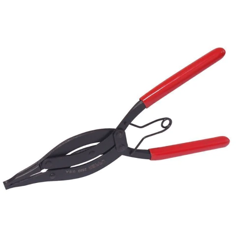 Pinza para anillos de retención con mango rubber grip quijadas paralelas 10"